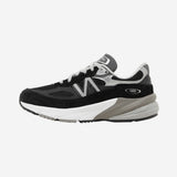 New Balance 990v6 MiUSA Black Grey White (Women's)