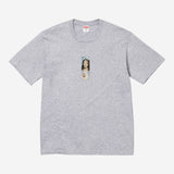 Supreme Prayer Card Box Logo Tee 'Heather Grey'