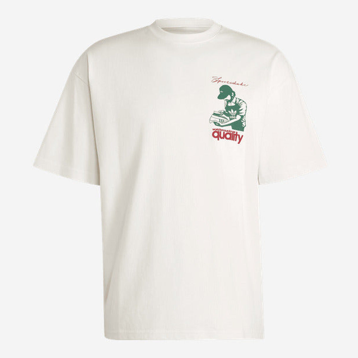 adidas Quality Tee Cloud White IA5976 — Abbigliamento Adidas su LAB19