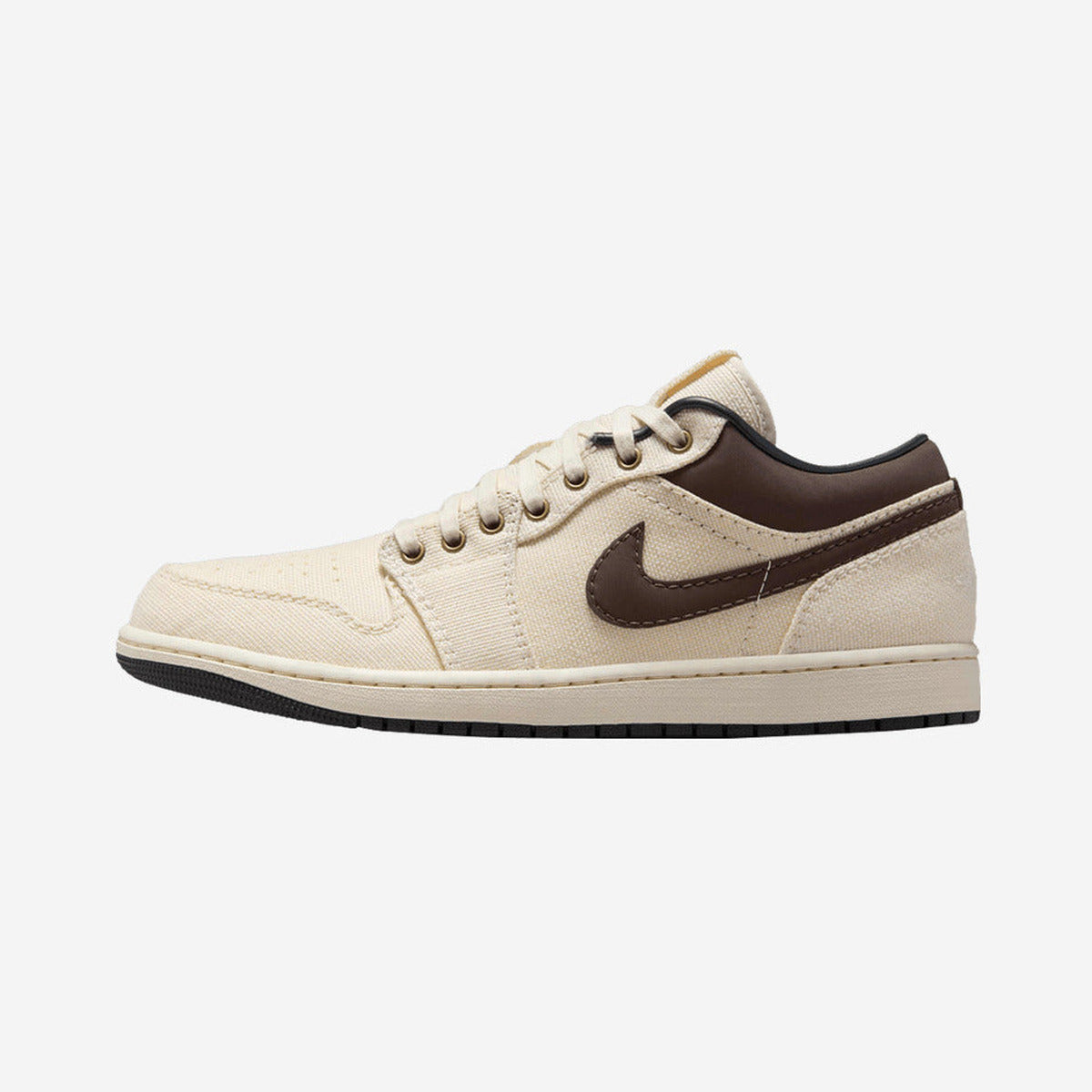 Jordan 1 Low Premium Pale Ivory Off Noir Baroque Brown IB8058-110 — Sneakers Air Jordan su LAB19