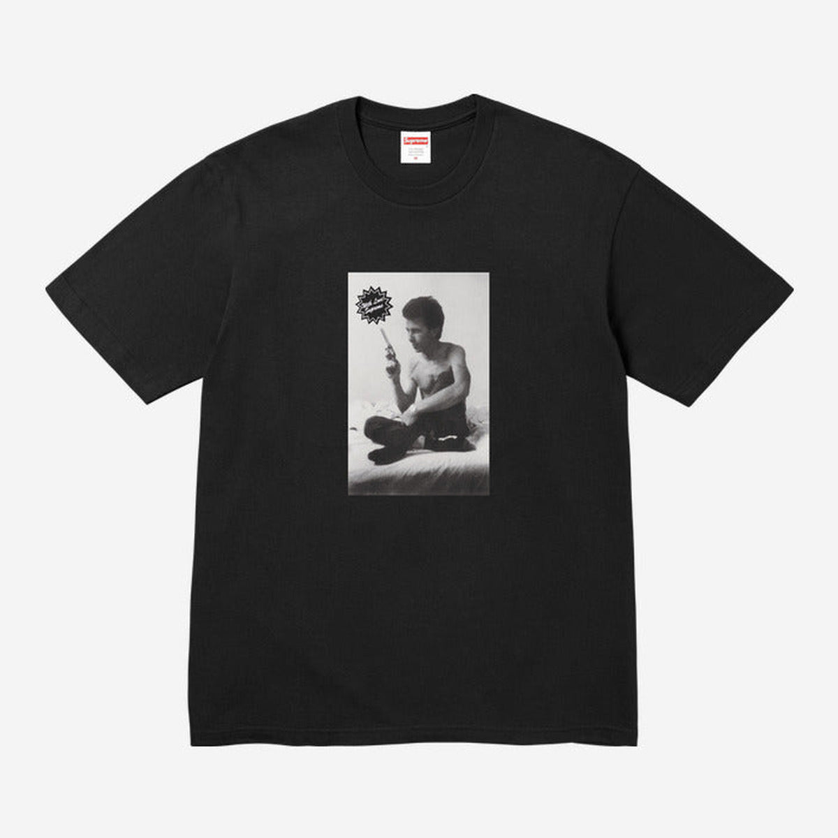 Supreme x Larry Clark Gun Tee 'Black' FW26T52-BLACK — Abbigliamento Supreme su LAB19