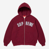 Supreme Arc Thermal Lined Zip Up Hooded Sweatshirt 'Cardinal'