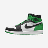 Air Jordan 1 High Black Lucky Green