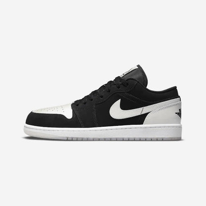 Air Jordan 1 Low Black White Diamond