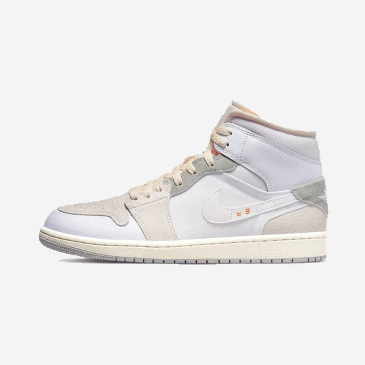 Air Jordan 1 Mid SE Craft Inside Out White Grey