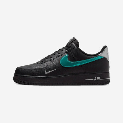 Nike Air Force 1 '07 Low Black Blue Lightning