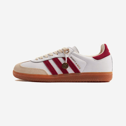 Adidas Samba OG Sporty & Rich White Core Burgundy
