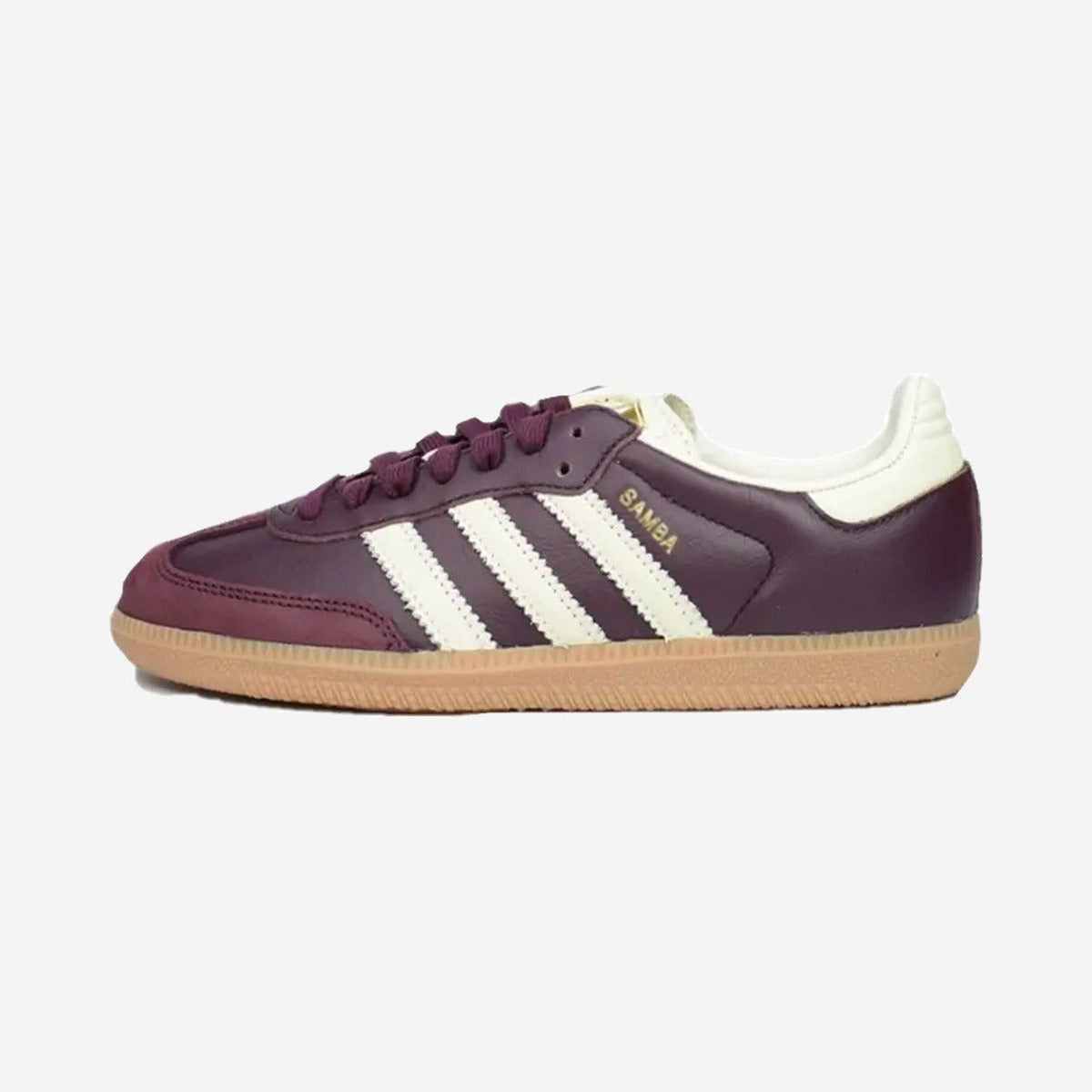 Adidas Samba OG Maroon Gold Metallic
