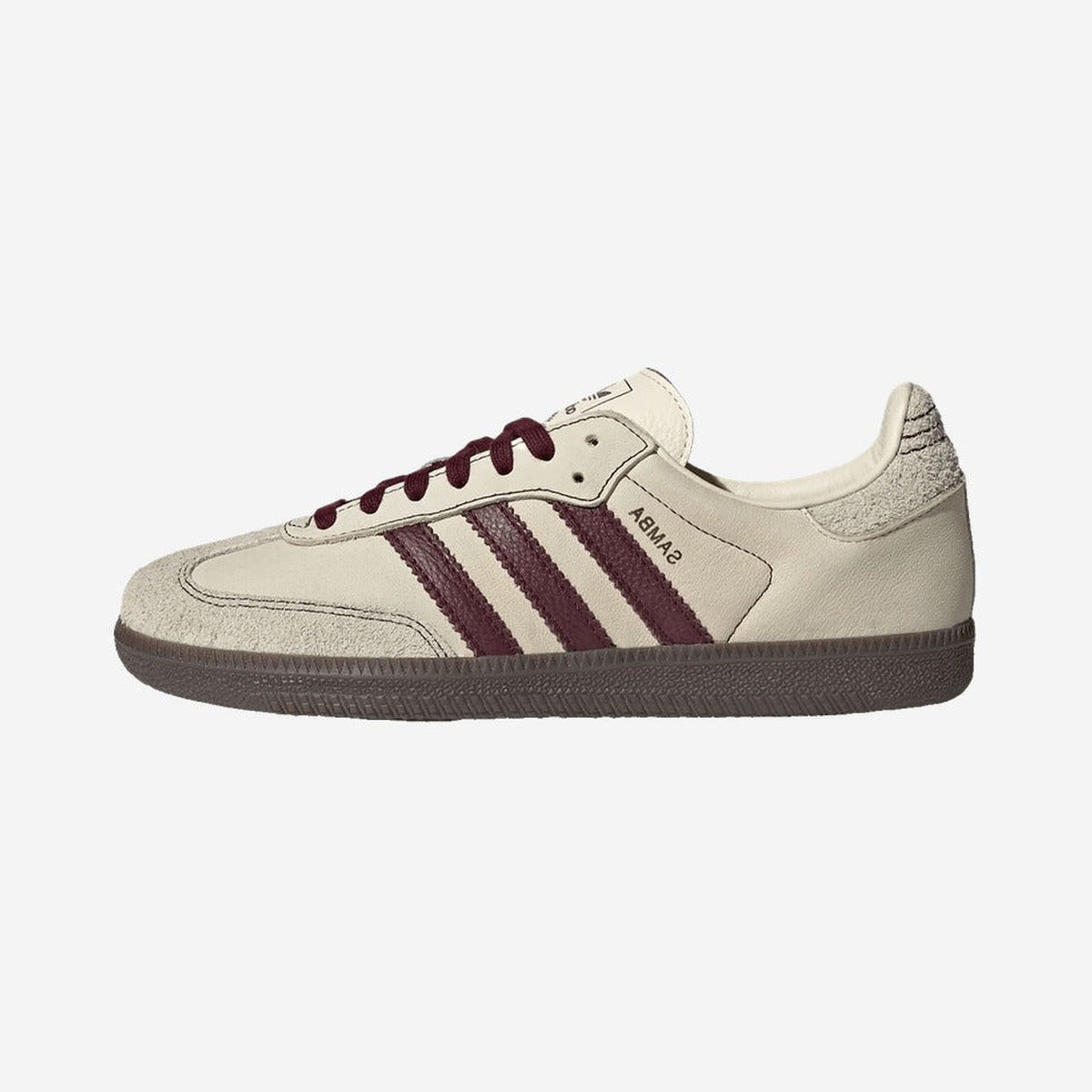 Adidas Samba OG Wonder White Maroon