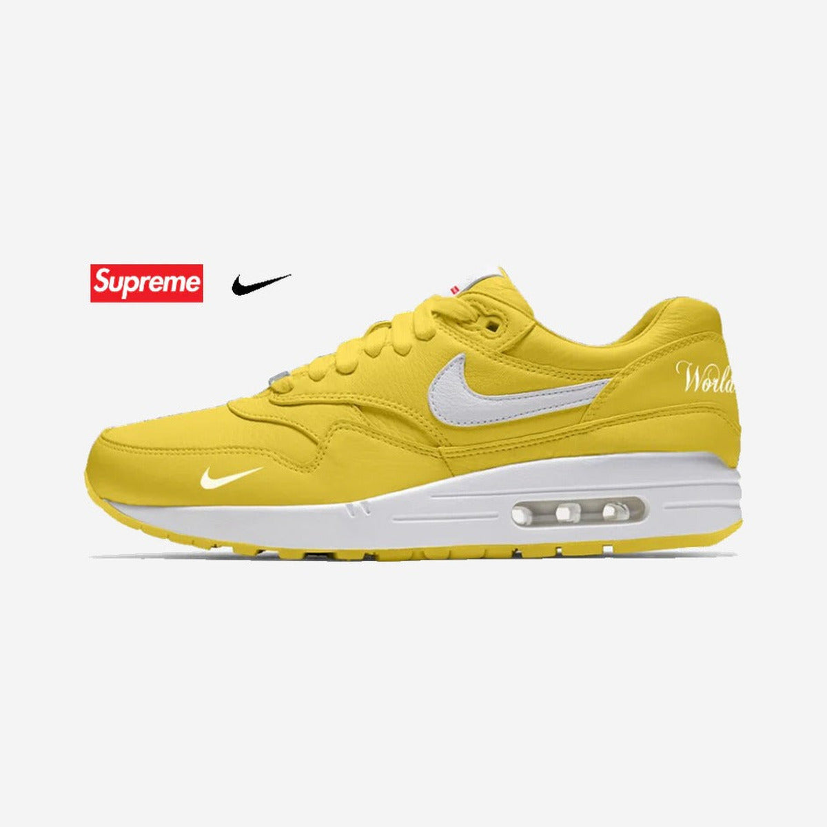Nike Air Max 1 \&87 SP Supreme Speed Yellow