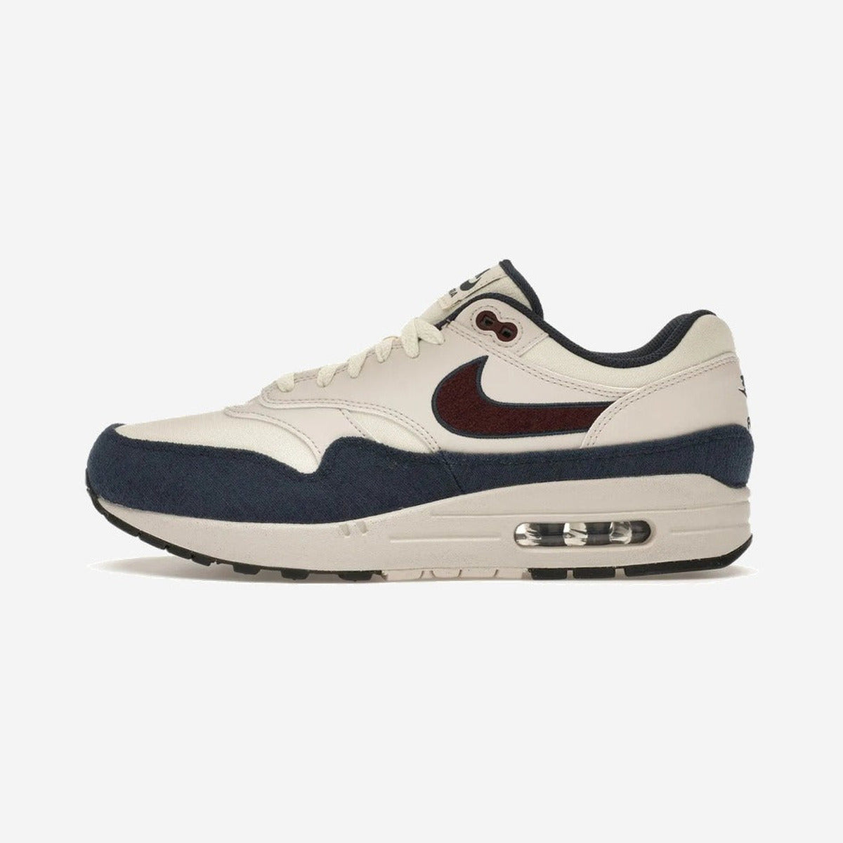 Nike Air Max 1 Coconut Milk Burgundy Crush Navy
