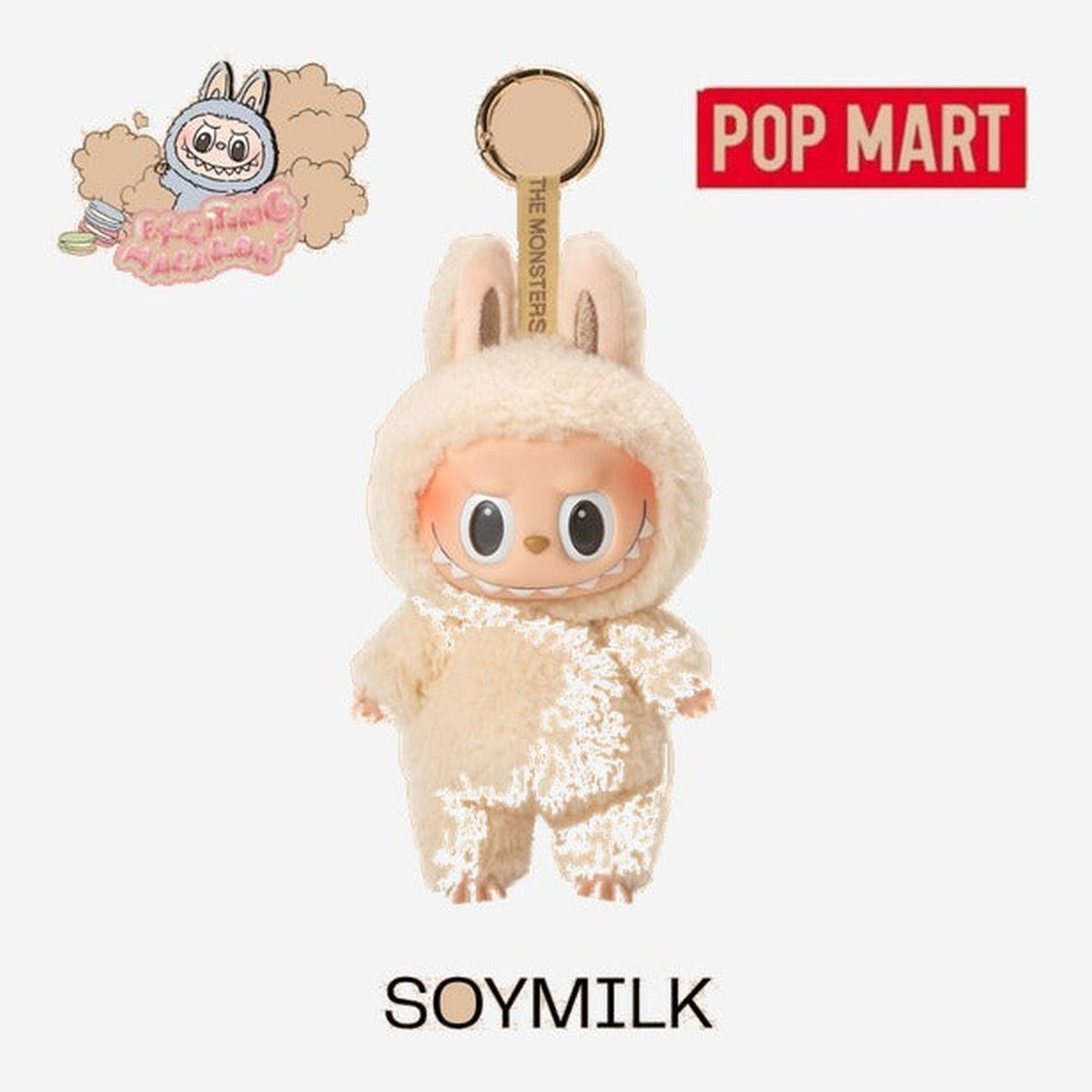 Pop Mart Labubu Exciting Macarons- SOYMILK