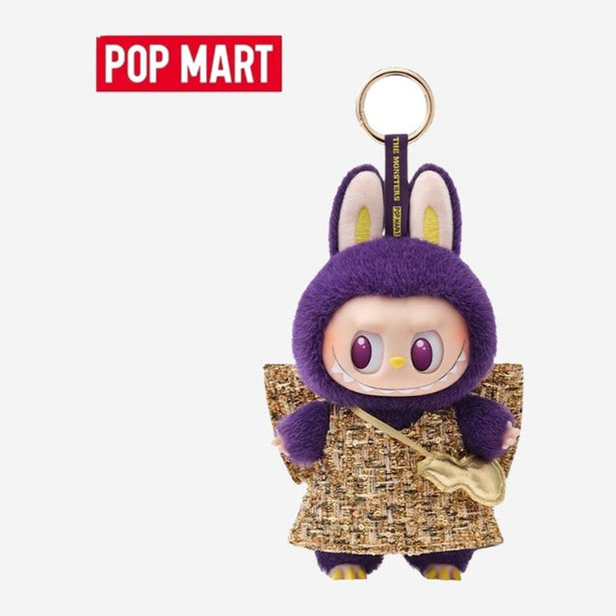 Pop Mart Pop Mart Labubu The Monsters x Pronounce Wings of Fortune Vinyl Plush Hanging Card – Box Singolo – Action Figure Collezione Limitata