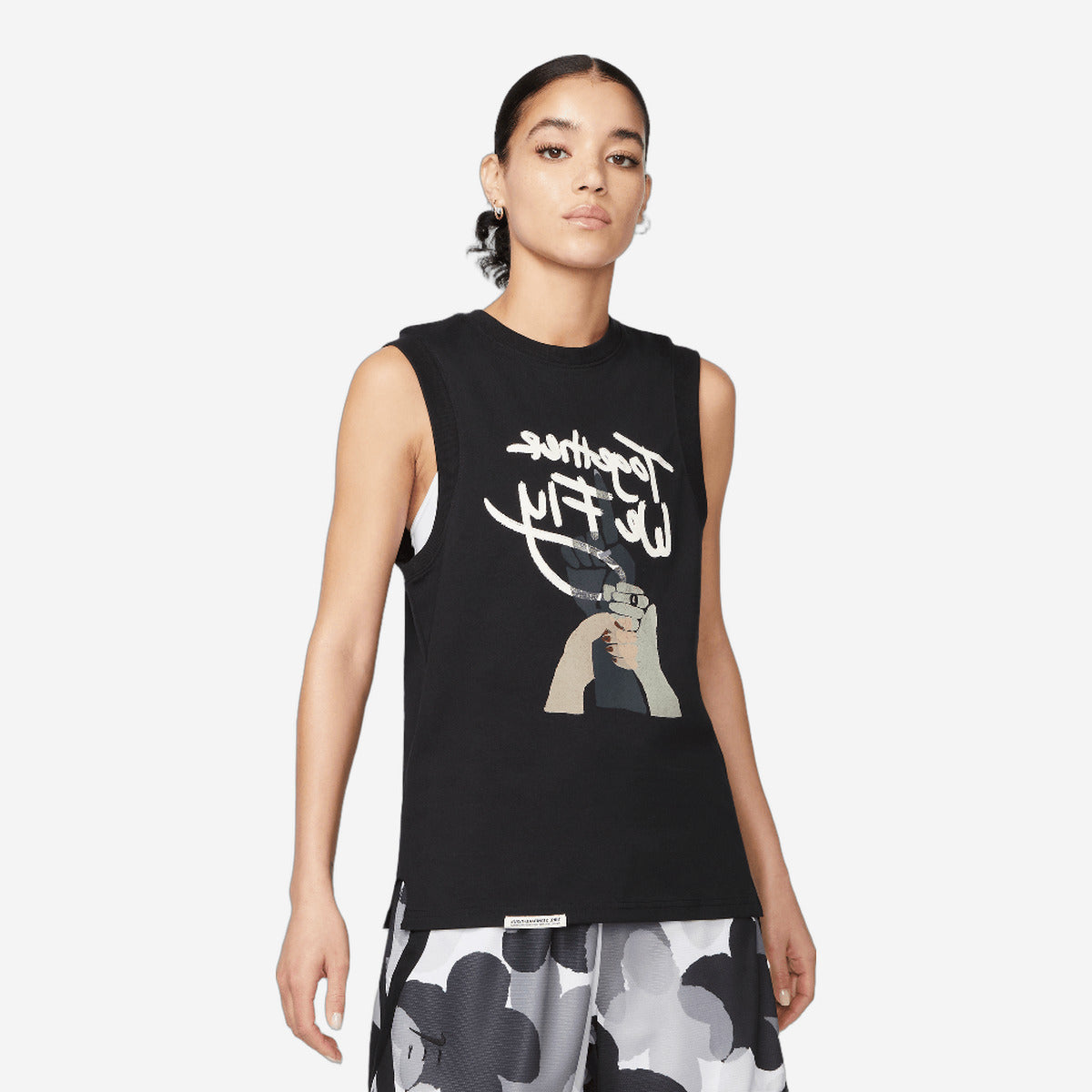 Nike Dri-FIT Standard Issue Women's Top Black/White DH7658-010 — Abbigliamento Nike su LAB19