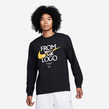 Nike Max90 Men's Long-Sleeve Basketball T-Shirt Black