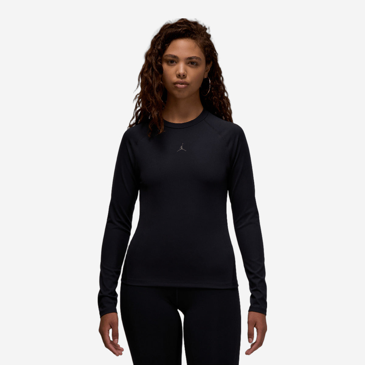 Jordan Sport Women's Long-Sleeve Bodycon Top Black FV6930-010 — Abbigliamento Air Jordan su LAB19