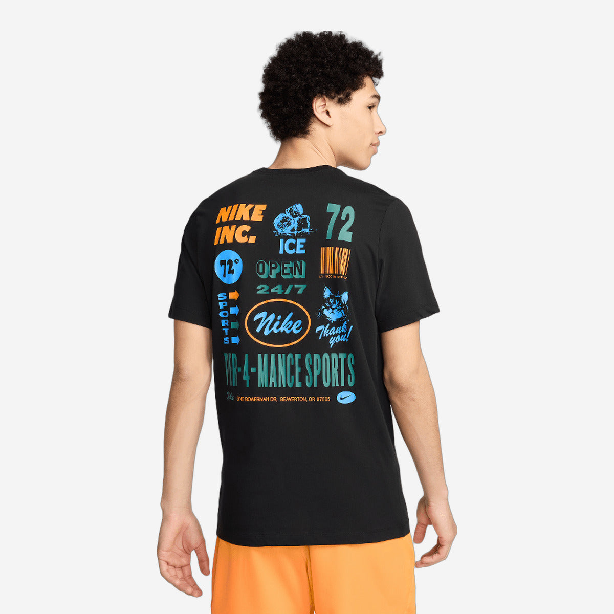 Nike Men's Dri-FIT Fitness T-Shirt Black FV8366-010 — Abbigliamento Nike su LAB19