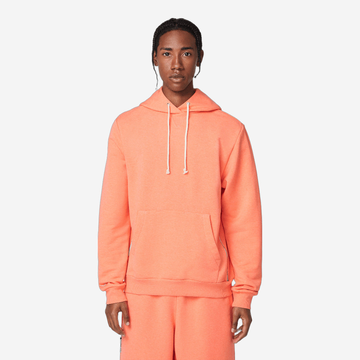 Nike Standard Issue Men's Dri-FIT Pullover Basketball Hoodie Light Wild Mango/Heather/Pale Ivory FZ0218-643 — Abbigliamento Nike su LAB19