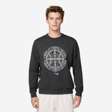 Nike Standard Issue Men's Dri-FIT Basketball Crew-Neck Sweatshirt Black/Heather/Pale Ivory