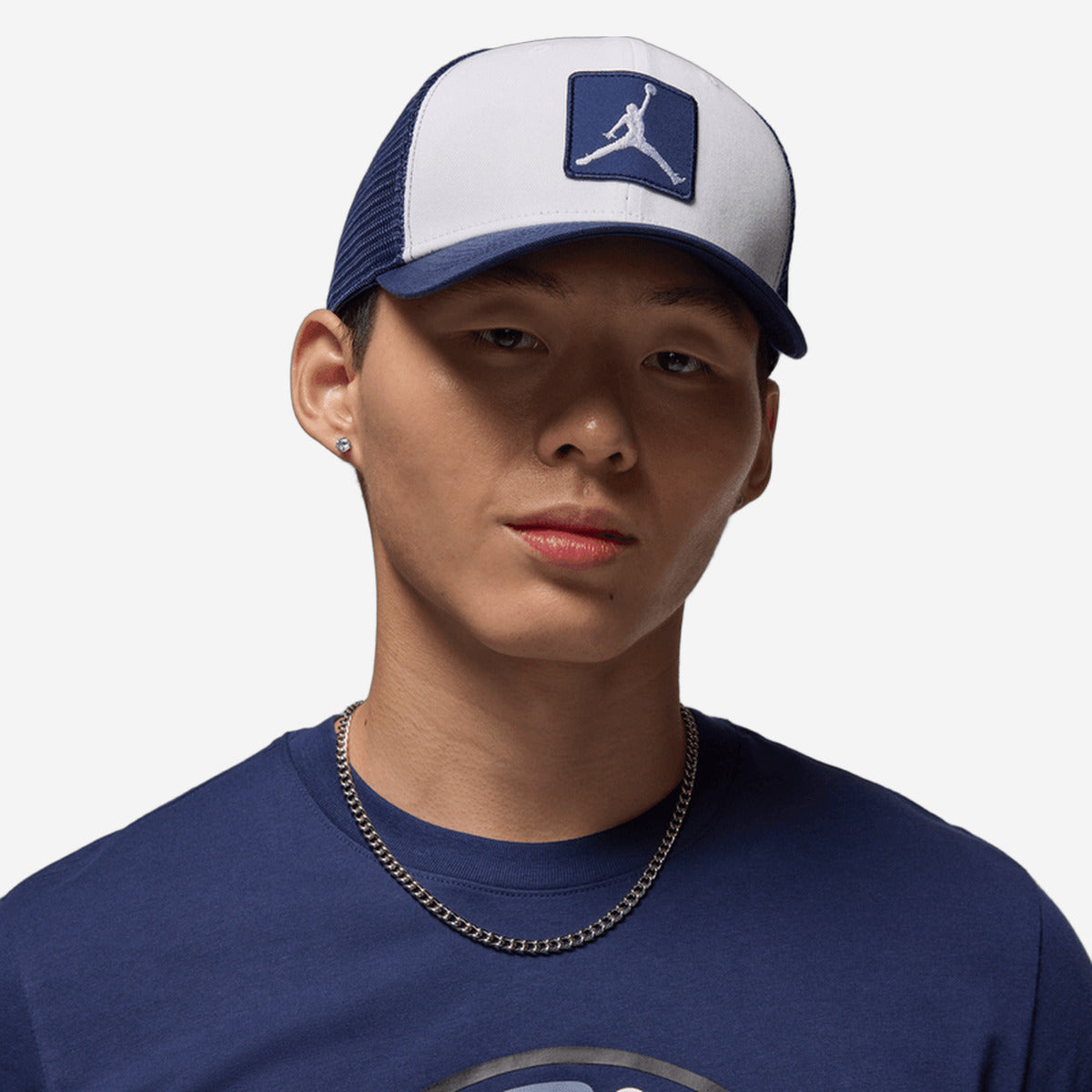 Nike Jordan Rise Jumpman Trucker Cap White Blue FZ0774-103 — Abbigliamento Nike su LAB19
