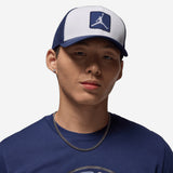 Nike Jordan Rise Jumpman Trucker Cap White Blue