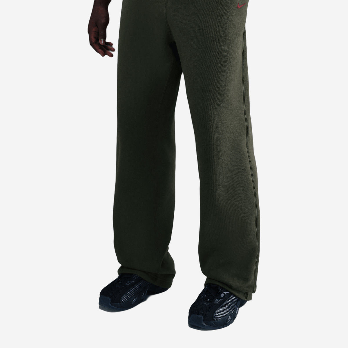 Nike Nocta Fleece Pant Khaki Red FZ4675-325 — Abbigliamento Nike su LAB19