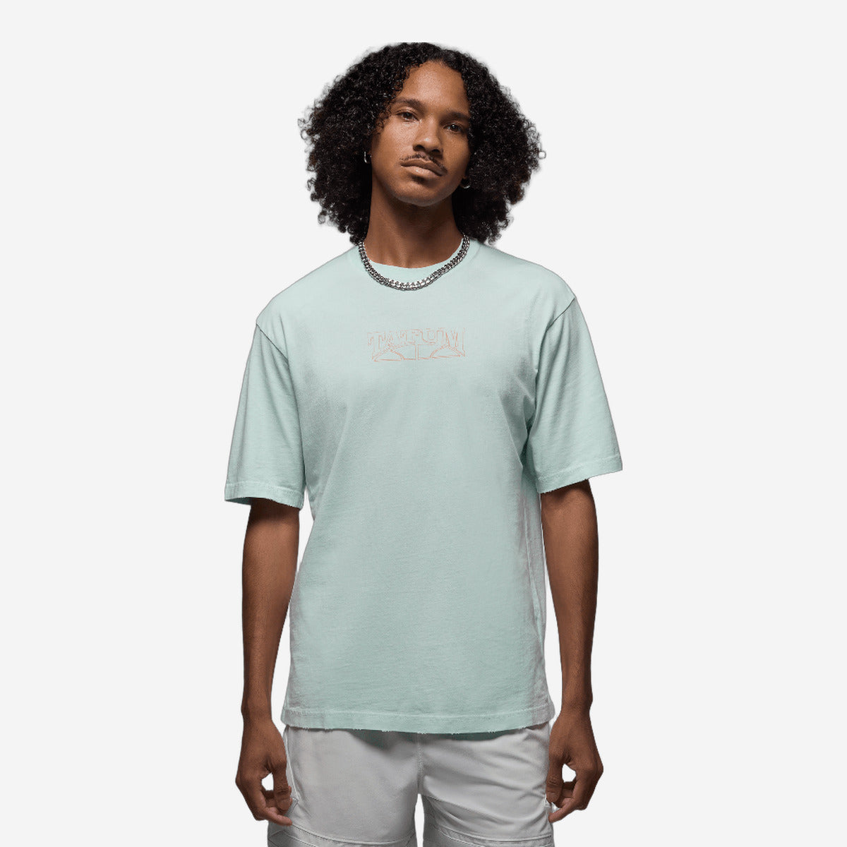 Nike Tatum Men's T-Shirt Spruce Aura/Quartz Patina HF7849-028 — Abbigliamento Nike su LAB19
