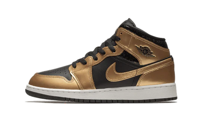 Air Jordan 1 Mid Metallic Gold