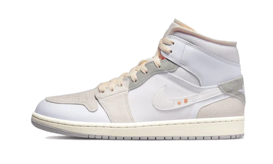 Air Jordan 1 Mid SE Craft Inside Out White Grey