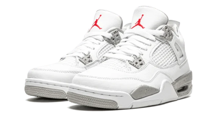 Air Jordan 4 Tech White (White Oreo)