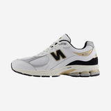 New Balance 2002R White Black Gold Metallic