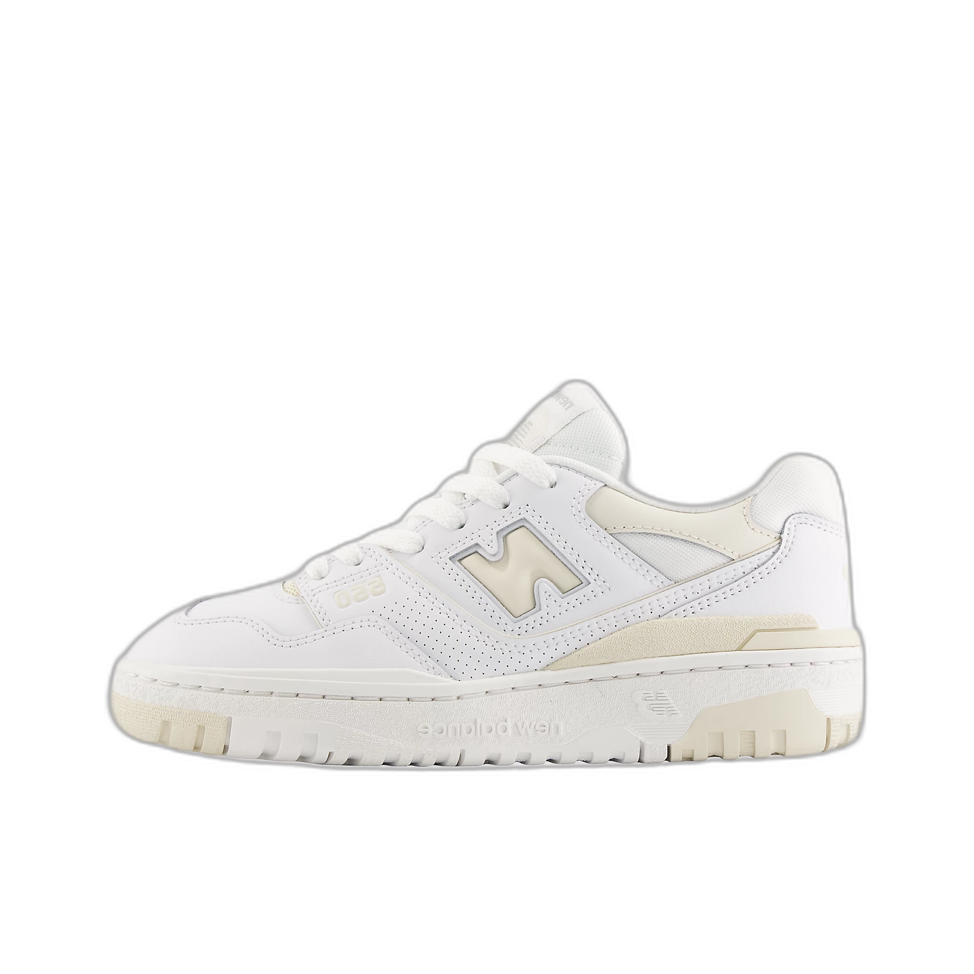 New Balance 550 White Cream Leather (GS) GSB550BK — Sneakers New Balance su LAB19
