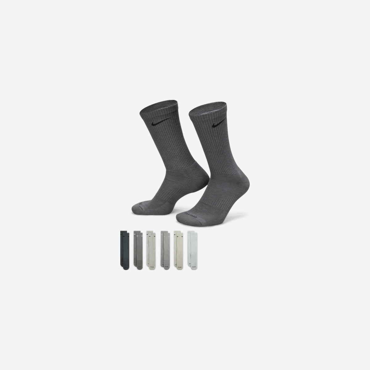Nike Everyday Plus Cushioned Training Crew Socks 6-Pack SX6897-991 — Abbigliamento Nike su LAB19