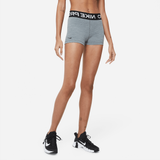 Nike Pro Women's 3" Shorts Smoke Grey/Heather/Black/Black
