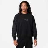 Nike Standard Issue Men's Basketball Crew-Neck Sweatshirt Black/Anthracite