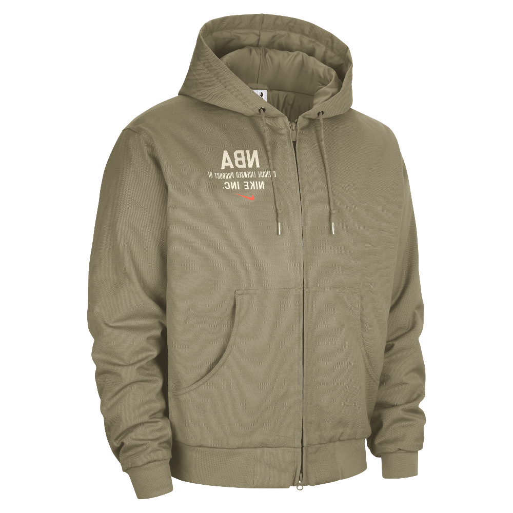 Nike Team 31 Men's Nike NBA Jacket Neutral Olive/Hyper Crimson/Antique Brass/Hyper Crimson FQ3590-276 — Abbigliamento Nike su LAB19