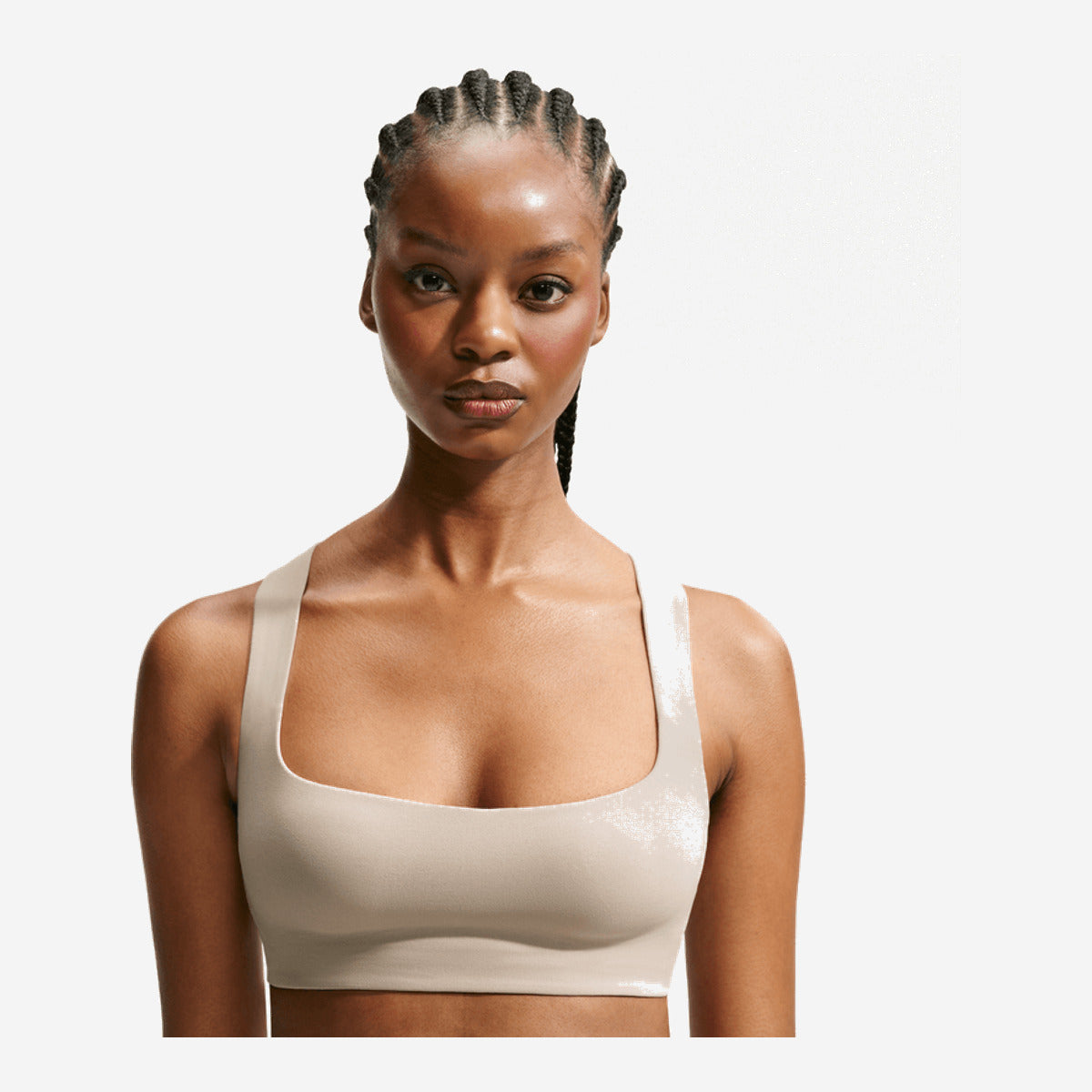 NikeSKIMS Studio Stretch Women's Square Neck Bra NSKM Linen/NSKM Linen IR8677-096 — Abbigliamento Nike su LAB19