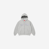 Supreme Arc Thermal Lined Zip Up Hooded Sweatshirt 'Heather Grey'