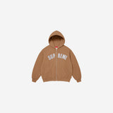 Supreme Arc Thermal Lined Zip Up Hooded Sweatshirt 'Light Brown'