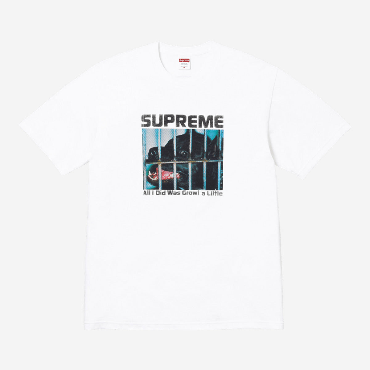 Supreme Growl Tee 'White' FW26T5-WHITE — Abbigliamento Supreme su LAB19