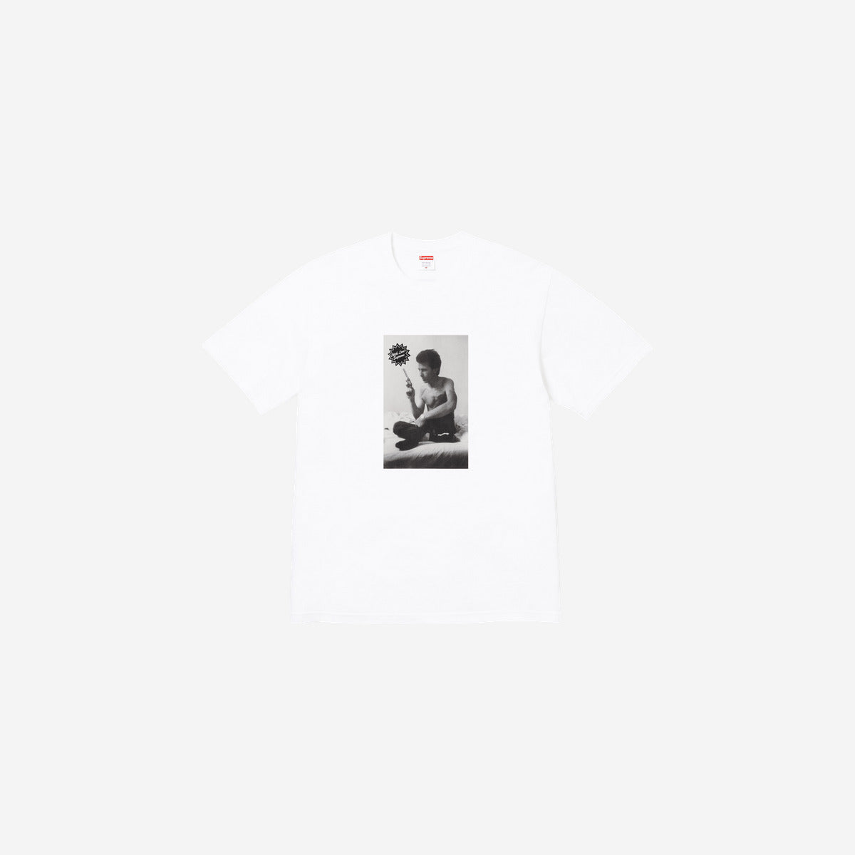 Supreme x Larry Clark Gun Tee 'White' FW26T52-WHITE — Abbigliamento Supreme su LAB19
