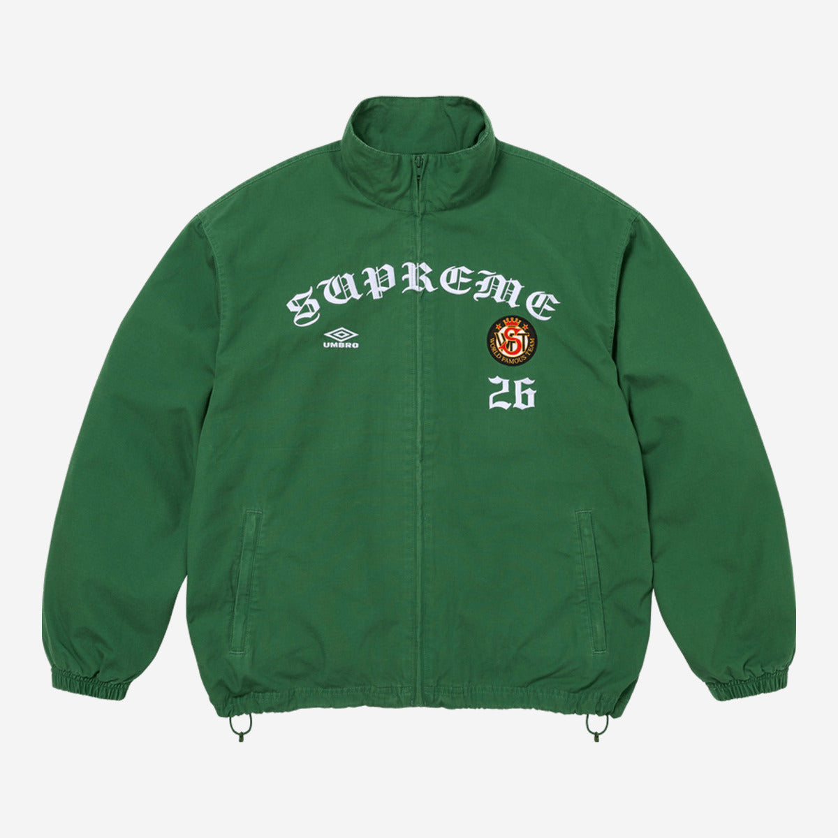 Supreme x Umbro Cotton Ripstop Track Jacket 'Green' FW26J92-GREEN — Abbigliamento Supreme su LAB19