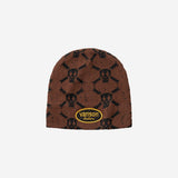 Supreme x Vanson Leathers Skull Beanie 'Brown'
