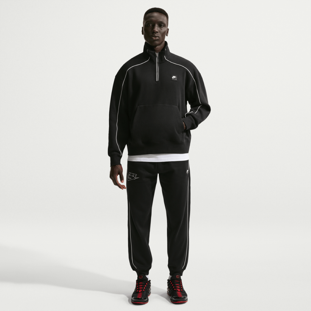 Unknown Nike Air Men's Fleece Quarter-Zip Top Black II3143-010 — Abbigliamento Unknown su LAB19