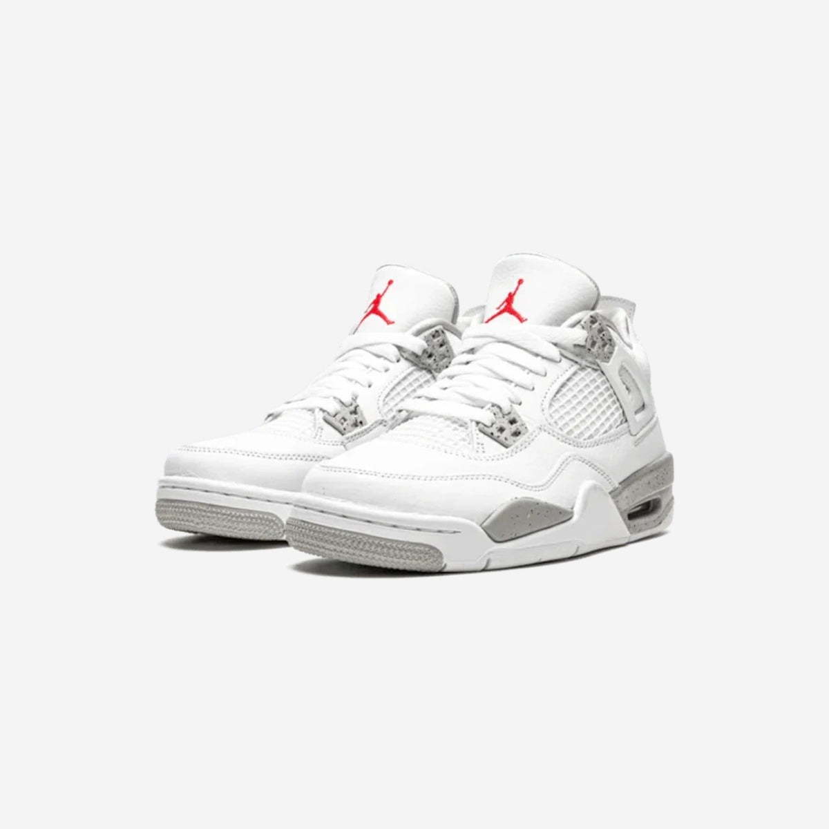 Air Jordan 4 Tech White (White Oreo)