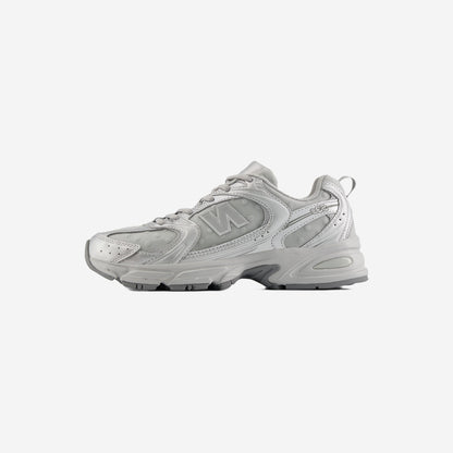 New Balance 530 Silver Metallic Raincloud Polka Dots