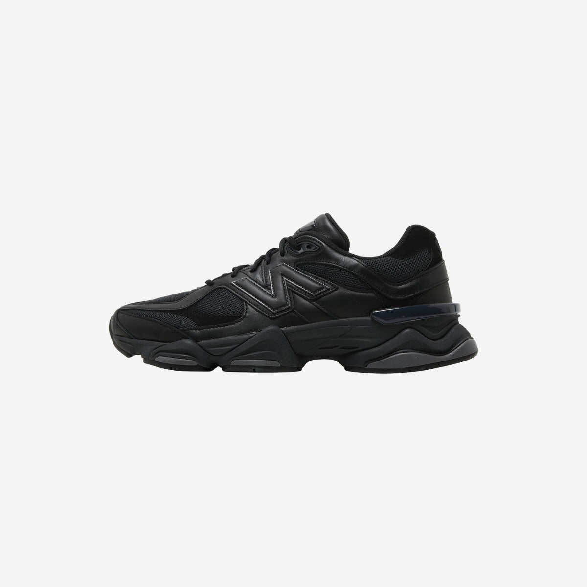 New Balance 9060 Triple Black Leather