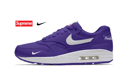 Nike Air Max 1 \&87 SP Supreme Varsity Purple